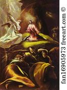 The Agony In The Garden Art Print - The Agony In The Garden