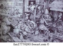 1558 Art Print - The Alchemist