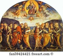 Perugia Art Print - The Almighty With Prophets And Sibyls