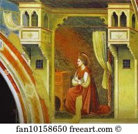 The Angel Of Annunciation Art Print - The Angel Of Annunciation