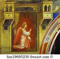 The Angel Of Annunciation Art Print - The Angel Of Annunciation