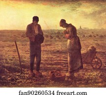 Jean Art Print - The Angelus