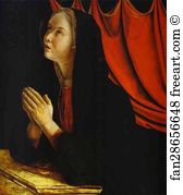 The Annunciation Art Print - The Annunciation (Panel Of St. Vincent Ferrar Polyptych)