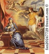 1570 1575 Art Print - The Annunciation