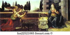 Tempera Art Print - The Annunciation