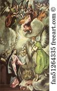 Lugano Castagnola Art Print - The Annunciation