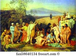 Appearance Art Print - The Appearance Of Christ To The People