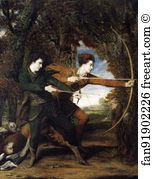 Colonel Art Print - The Archers. Colonel Acland And Lord Sydney