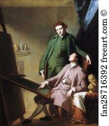875 Art Print - The Artist's Brothers, Peter And James