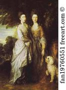 1770 Art Print - The Artist's Daughters
