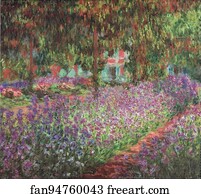 Claude Monet Art Print - The Artist's Garden At Giverny