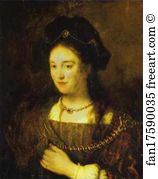 Saskia Art Print - The Artist's Wife, Saskia