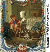 Sciences Art Print - The Arts And Sciences. Sculpture. Detail