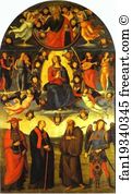 Dell Art Print - The Assumption Of The Virgin With Saints