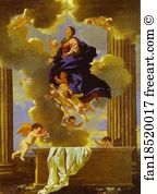 1638 Oil On Canvas National Gallery Art Print - The Assumption Of The Virgin