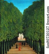 Avenue In The Park At Saint Cloud Art Print - The Avenue In The Park At Saint Cloud