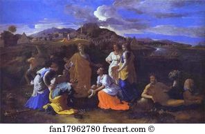Baby Moses Saved From The River Art Print - The Baby Moses Saved From The River