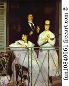 The Balcony Art Print - The Balcony