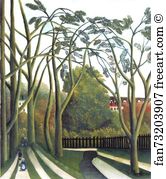 Metropolitan Art Print - The Banks Of The Bièvre Near Bicêtre