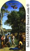 385 Art Print - The Baptism Of Christ