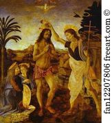 1472 Art Print - The Baptism Of Christ