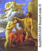 Baptism Of Christ Art Print - The Baptism Of Christ