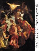 196 Art Print - The Baptism Of Christ