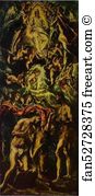 1590s Art Print - The Baptism Of Christ