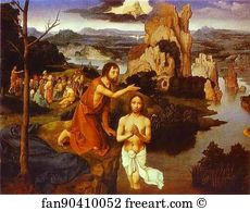 1515 Art Print - The Baptism Of Christ