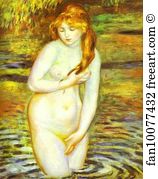 Lloyd Art Print - The Bather (After The Bath)