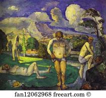 76 Art Print - The Bathers Resting