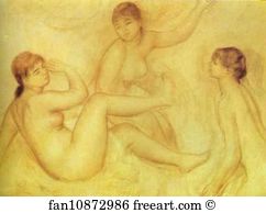 The Bathers Art Print - The Bathers