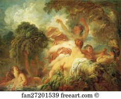 1772 Art Print - The Bathers
