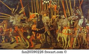 Romano Art Print - The Battle Of San Romano