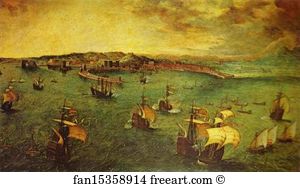 1556 Art Print - The Bay Of Naples