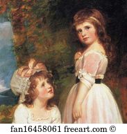 The Beckford Children Art Print - The Beckford Children. Detail