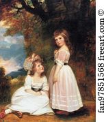 The Beckford Children Art Print - The Beckford Children