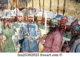 Beheading Art Print - The Beheading Of St. George. Detail