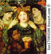 Dante Gabriel Rossetti Art Print - The Beloved