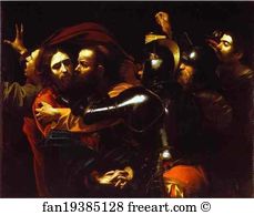 Betrayal Art Print - The Betrayal Of Christ