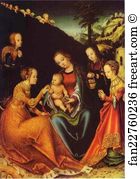 St Catherine Of Alexandria Art Print - The Betrothal Of St. Catherine Of Alexandria