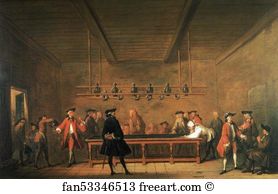 Carnavalet Art Print - The Billiard Game
