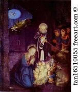 Lucas Cranach The Elder Art Print - The Birth Of Christ