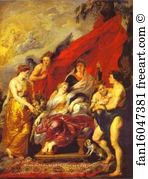 Xiii Art Print - The Birth Of Louis Xiii