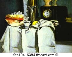 Black Art Print - The Black Clock