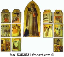 Blessed Art Print - The Blessed Humility And Eleven Stories From Her Life