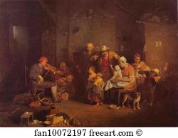 Fiddle Art Print - The Blind Fiddler