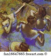 Blue Art Print - The Blue Dancers