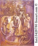 Dante Art Print - The Boat Of Love