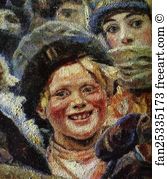 Vasily Surikov Art Print - The Boyarynia Morozova. Detail